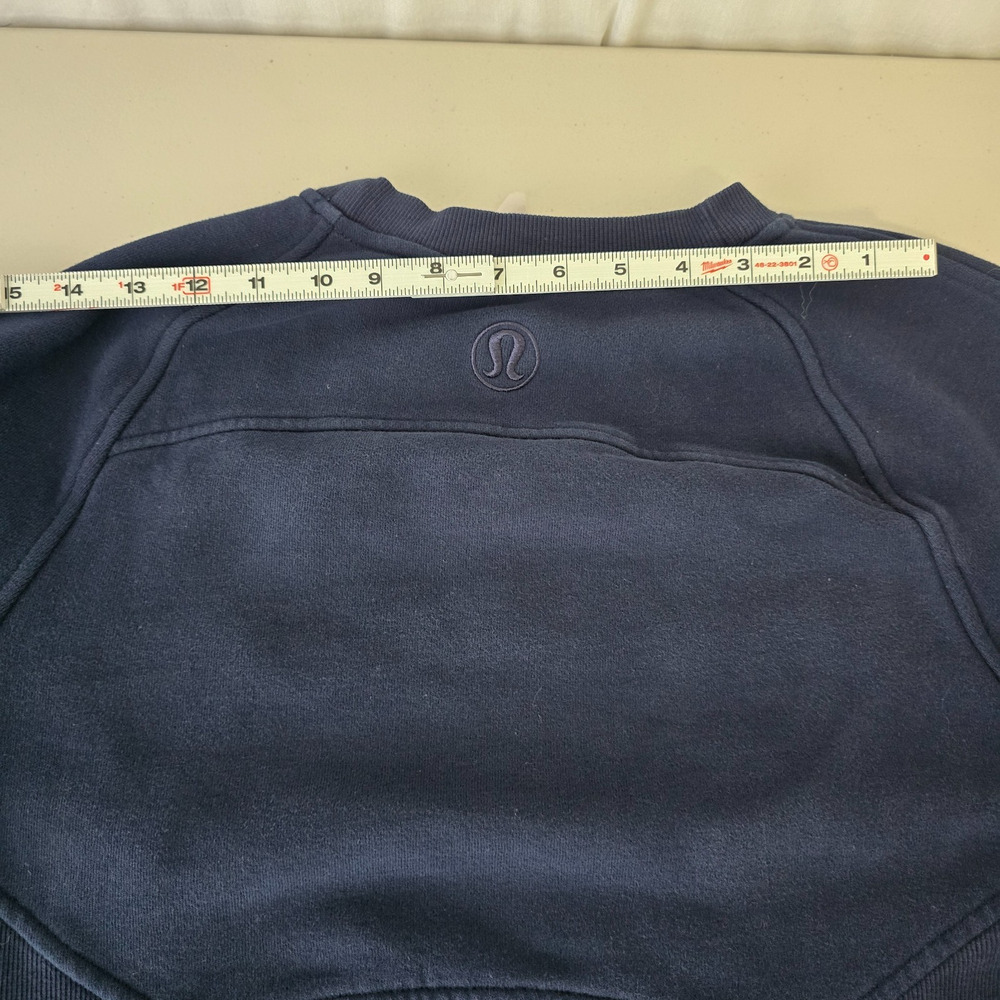 Lululemon Scuba Oversized Pullover Women's M / L Navy Blue - Picture 7 of 12